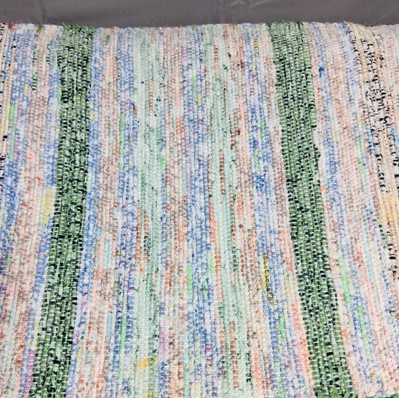 Set Of 4 Cottagecore Cotton Handwoven 12" X 18" Vintage Frilly Placemats - Picture 10 of 12